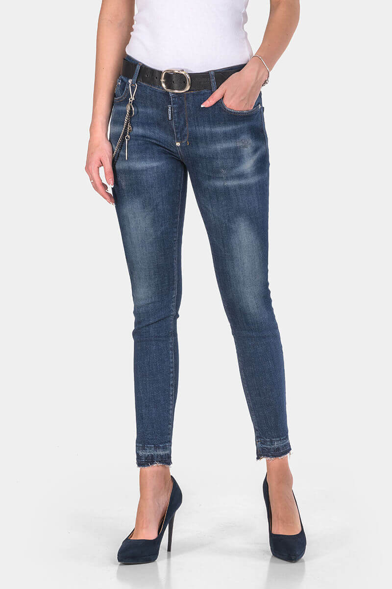 Slim fit γυναικείο τζιν 30335-79 / Puccihino