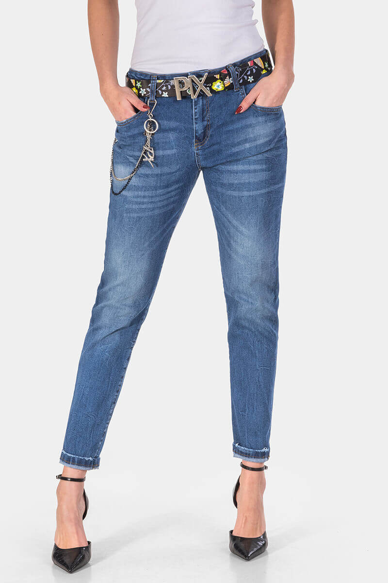 Boyfriend fit γυναικείο τζιν 50388-78 / Puccihino