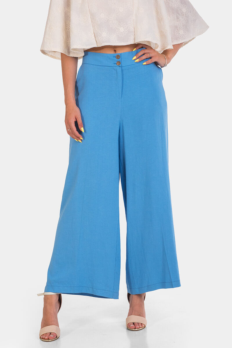 Φαρδύ γυναικείο φαρδύ παντελόνι 27777-17 Fi More