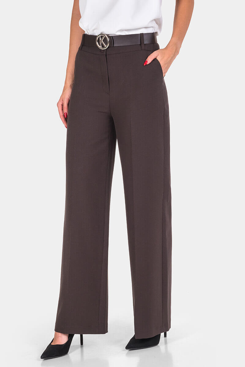 Κομψό γυναικείο παντελόνι Wide Leg 54560P-21 Kadelli