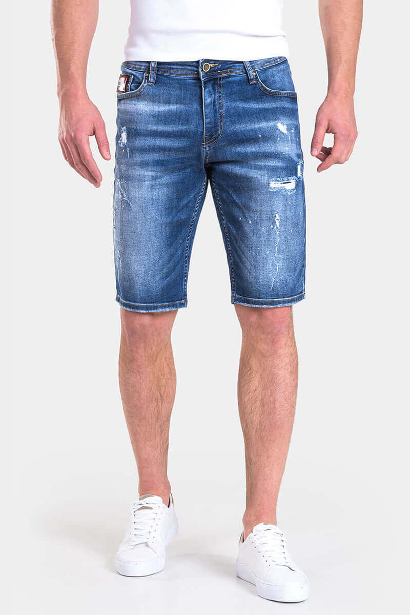 Мъжки дънкови бермуди 13084 INDIGO Fashion