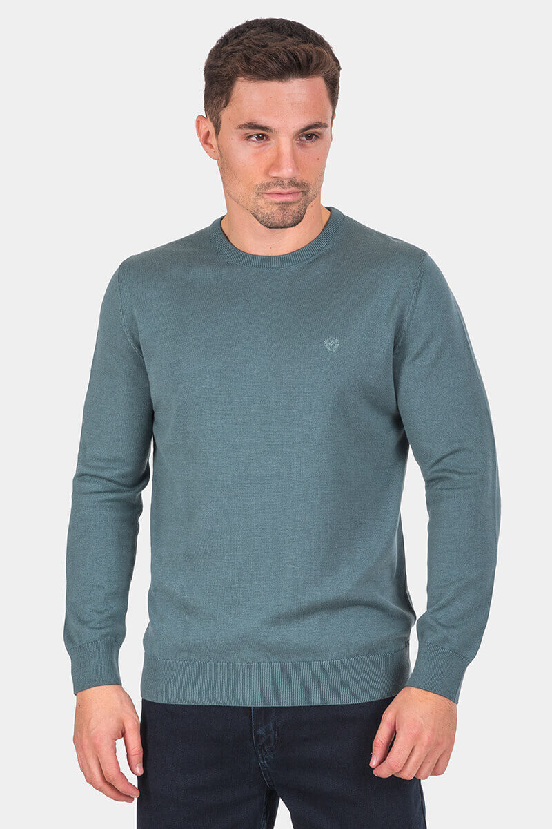 Μονόχρωμο ανδρικό πουλόβερ 33006-04 MCL