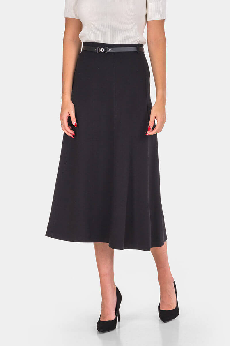 Μακριά μαύρη φούστα με κλος 2002-09 Gazaline