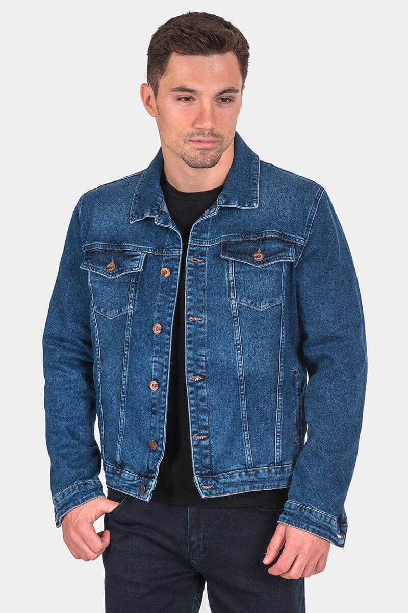 Ανδρικό τζιν μπουφάν 7170-78 Lacarino