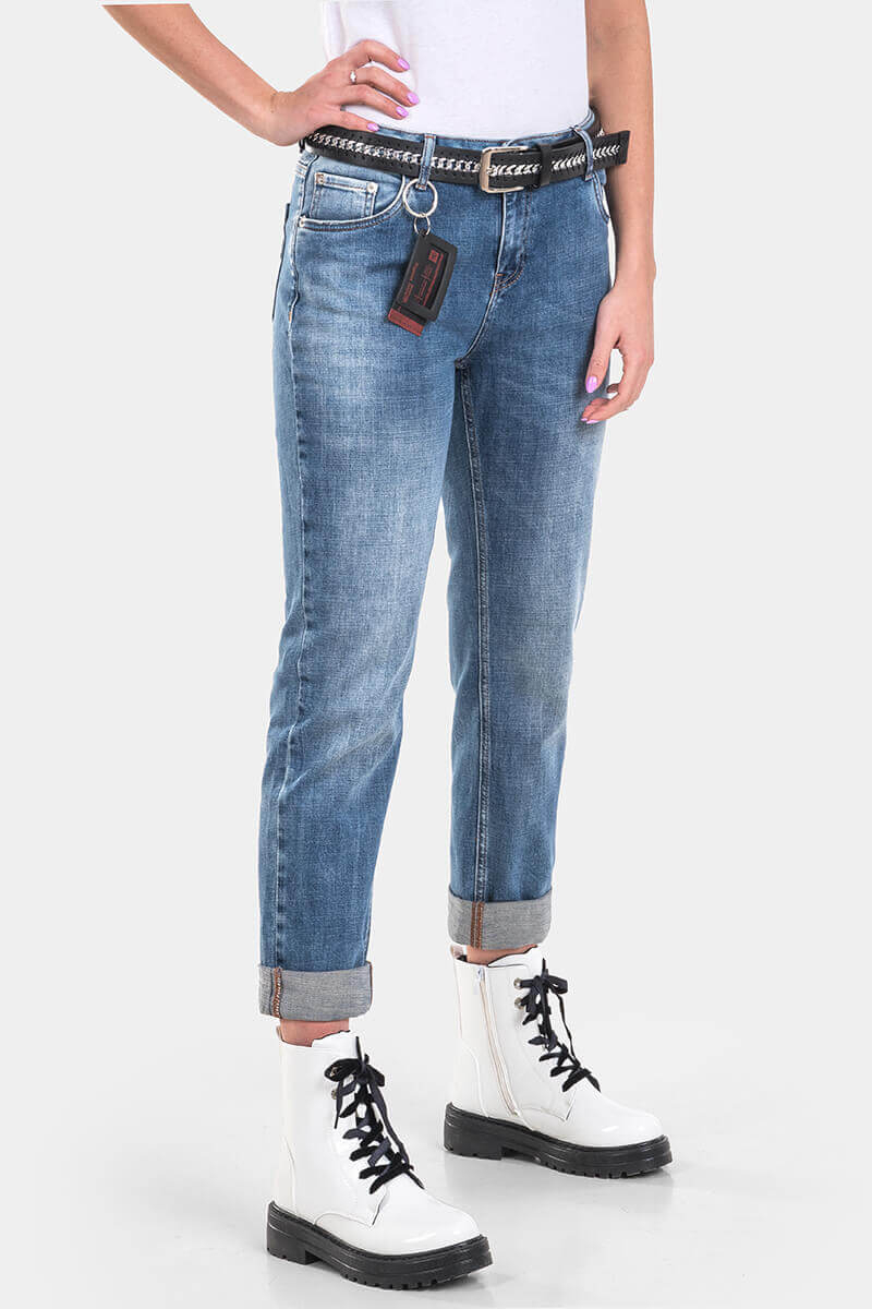 Boyfriend τζιν 6357 - μπλε