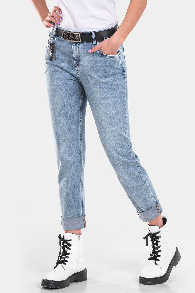  Boyfriend τζιν 6402 - ανοιχτό μπλε