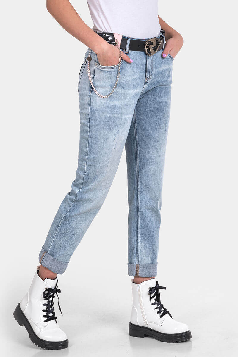 Boyfriend τζιν 6412 - ανοιχτό μπλε
