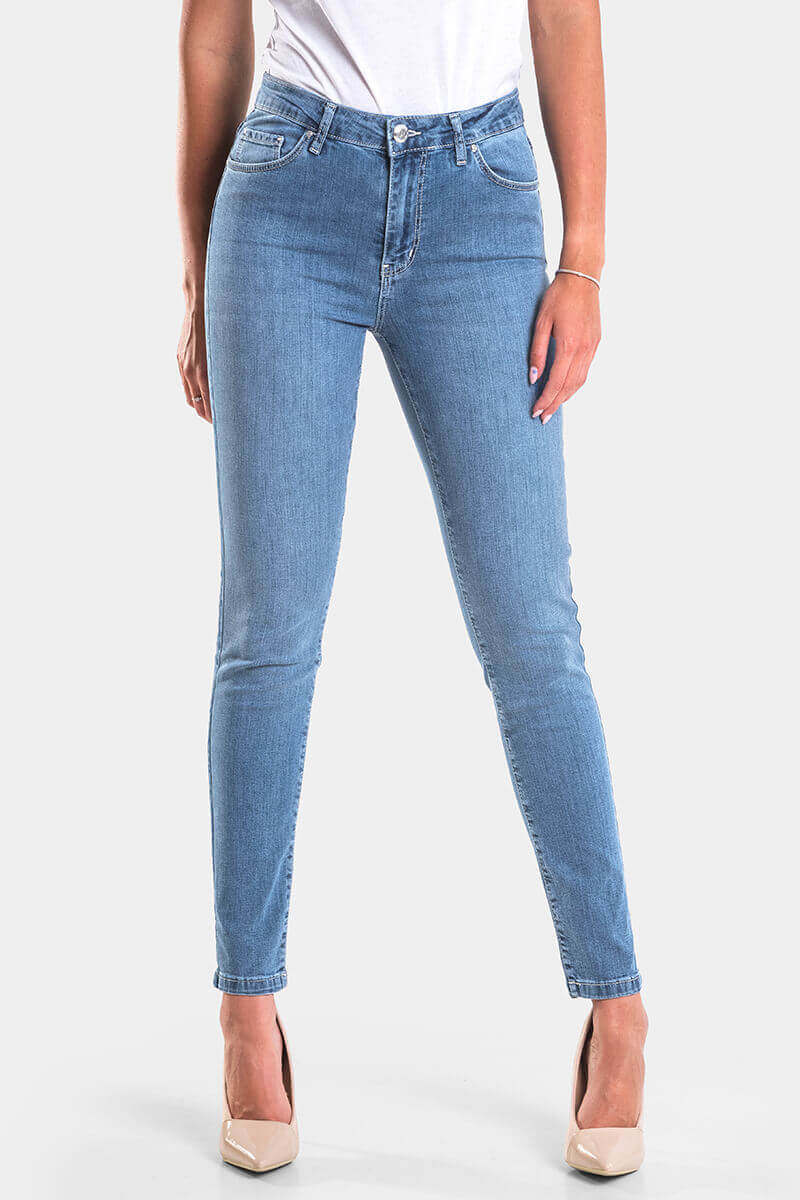 Slim fit γυναικείο τζιν 5864-74 Naomi / Lacarino c