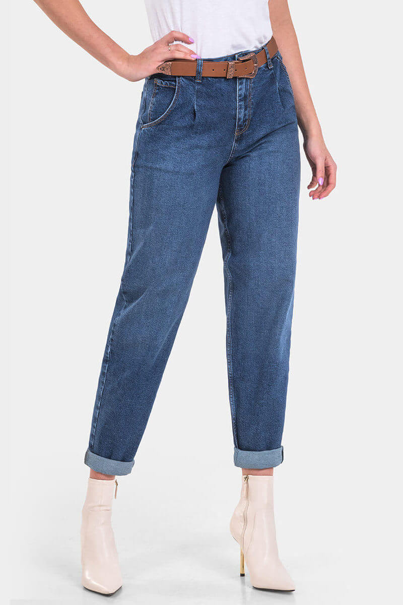 Mom дамски дънки 6430 INDIGO Fashion