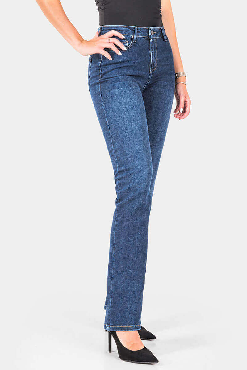 Straight fit γυναικείο τζιν 6487-78 Kelly / Lacarino b