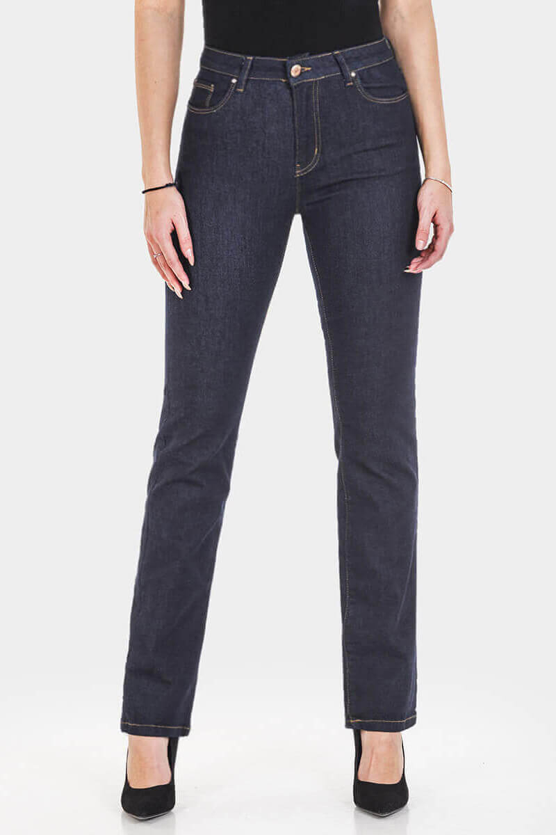 Straight fit γυναικείο τζιν 6533-79 Kelly / Lacarino