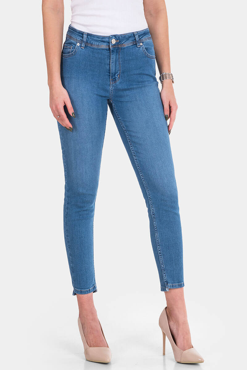 Slim fit γυναικείο τζιν 6807-75 Mira / Lacarino