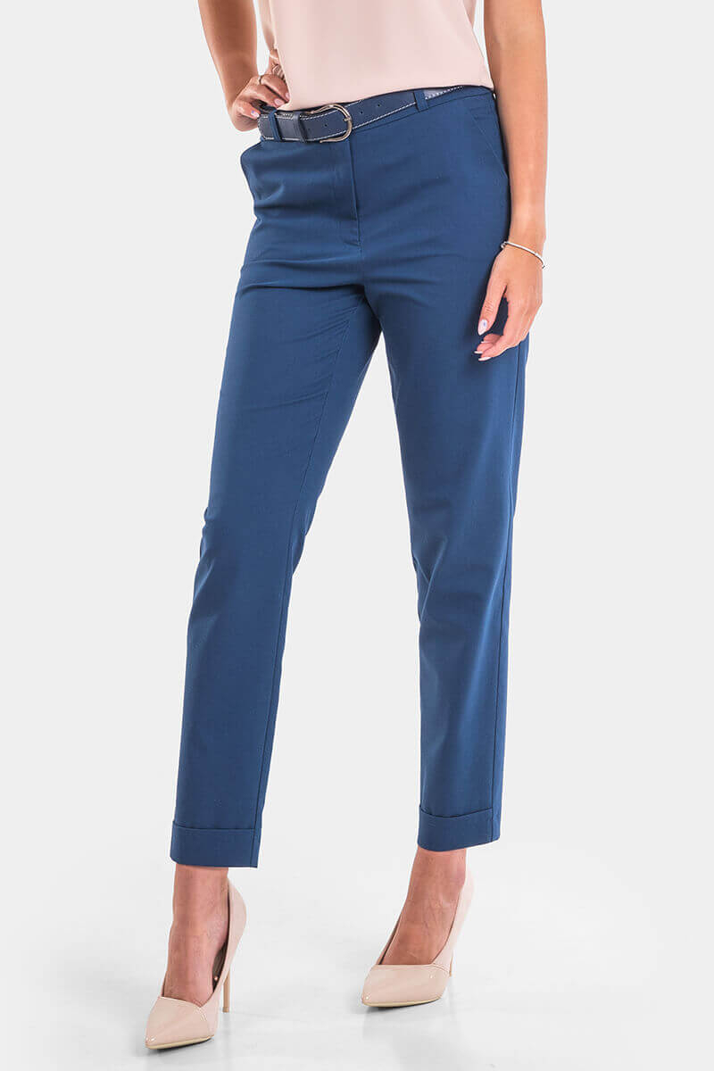 Елегантен дамски панталон 4202-18 INDIGO Fashion