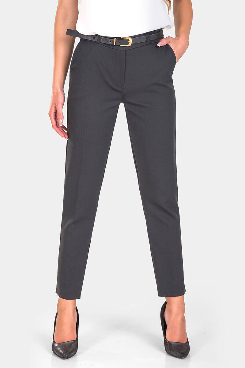 Μαύρο γυναικείο παντελόνι 3510P-09 Mischka