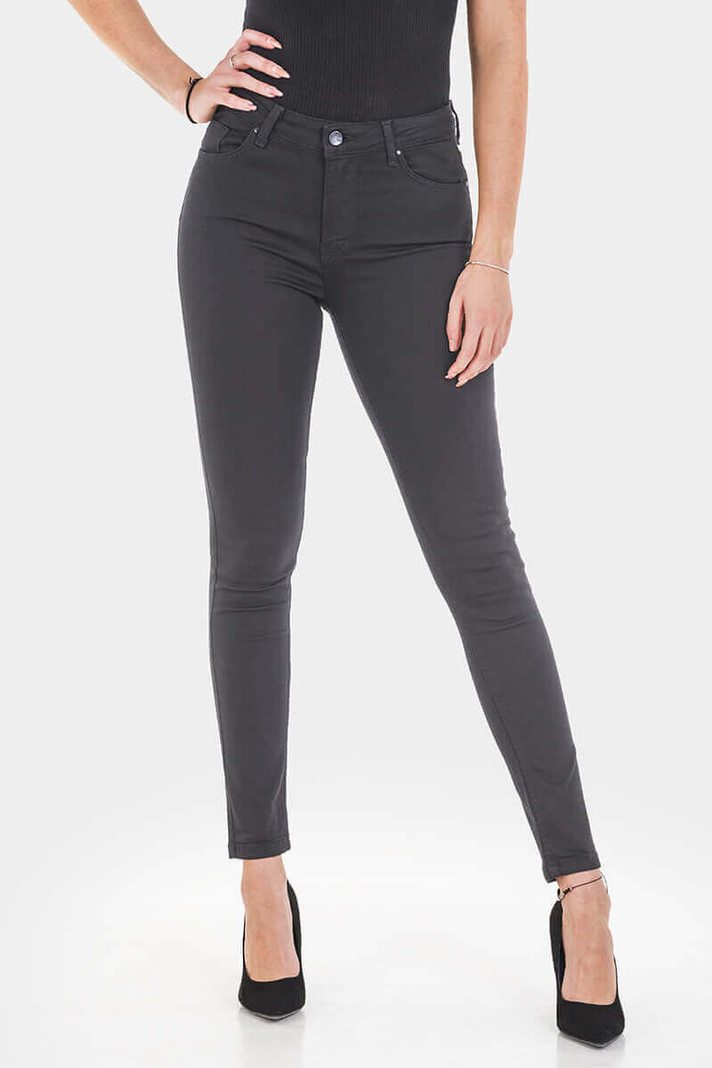 Slim fit γυναικείο τζιν γκαμπαρντίνα  5265-80 / Lacarino