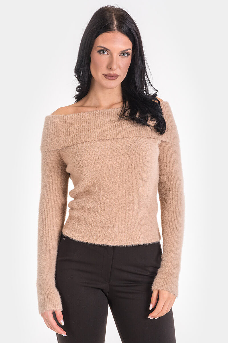 Γυναικεία πλεκτή μπλούζα 4198-03 Nisan