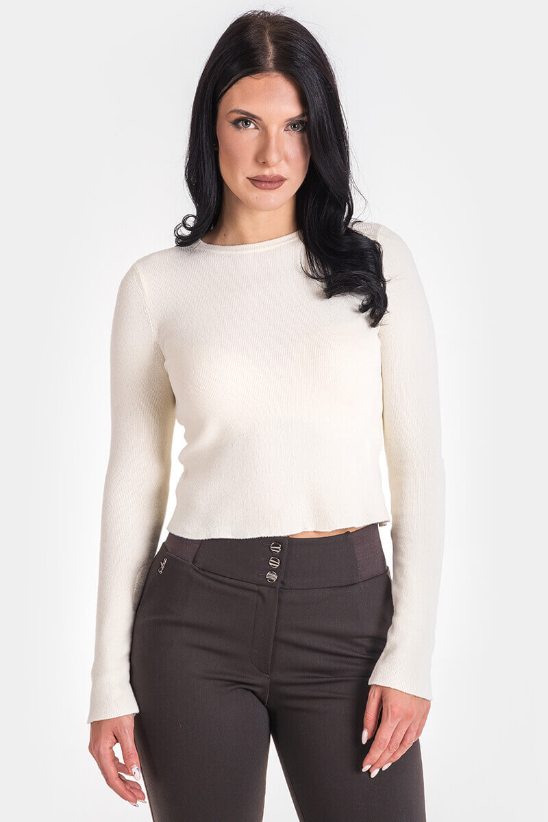 Γυναικεία πλεκτή μπλούζα 4416-01 Nisan