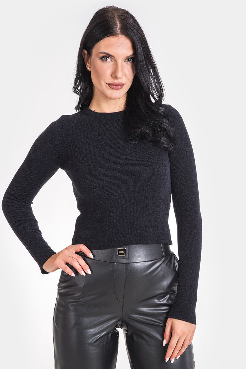 Γυναικεία πλεκτή μπλούζα 4416-09 Nisan