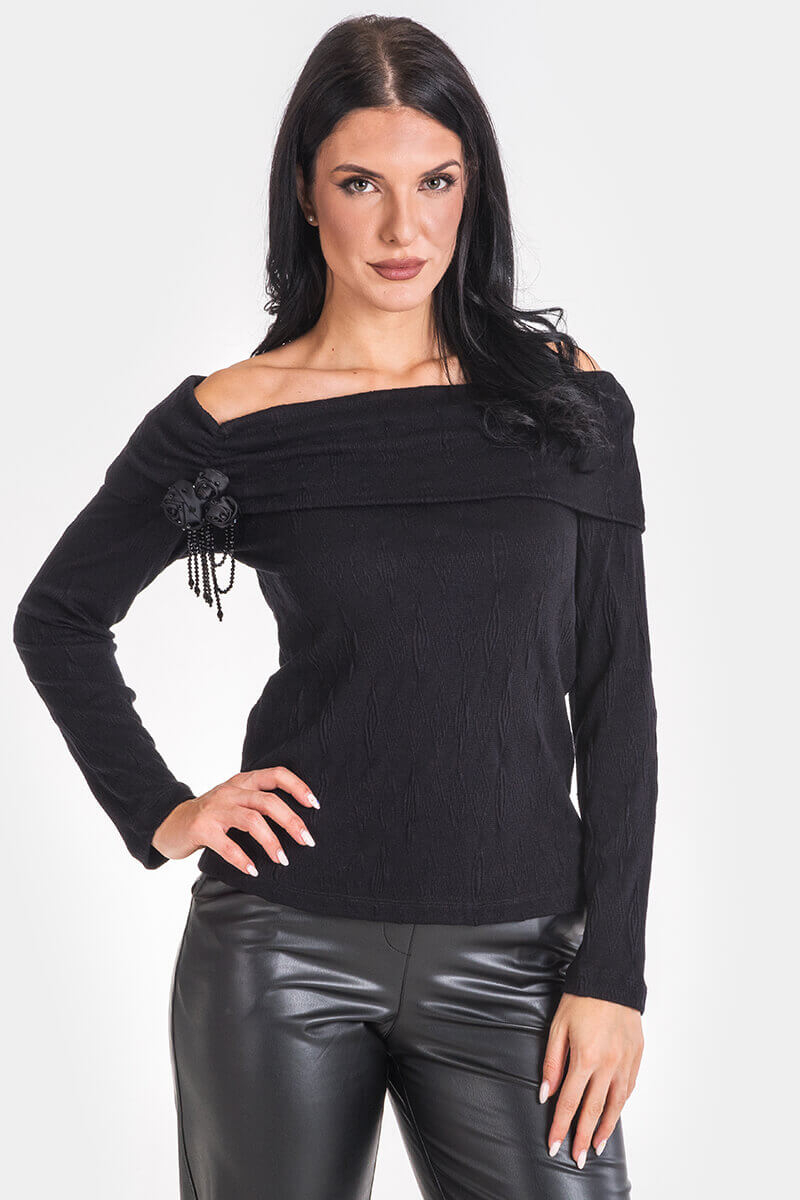 Γυναικεία πλεκτή μπλούζα 4814-09 Pretty Lolita