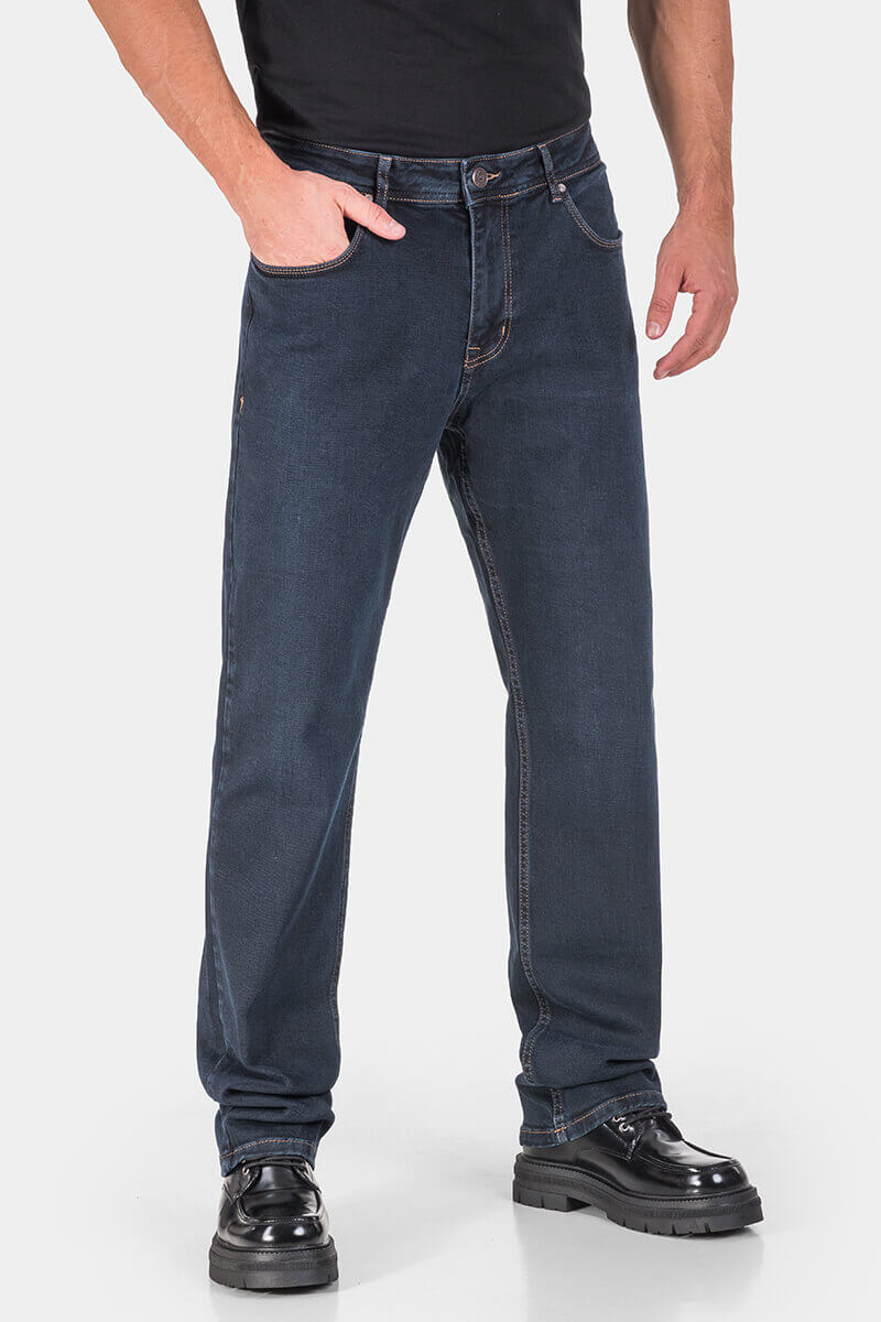 Straight fit ανδρικό τζιν 7693-79 BG XL / Lacarino / L34
