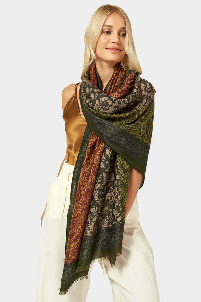 Γυναικείο φουλάρι 11188-06 Indigo