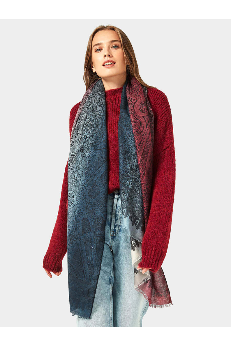 Γυναικείο φουλάρι 11189-50 Indigo